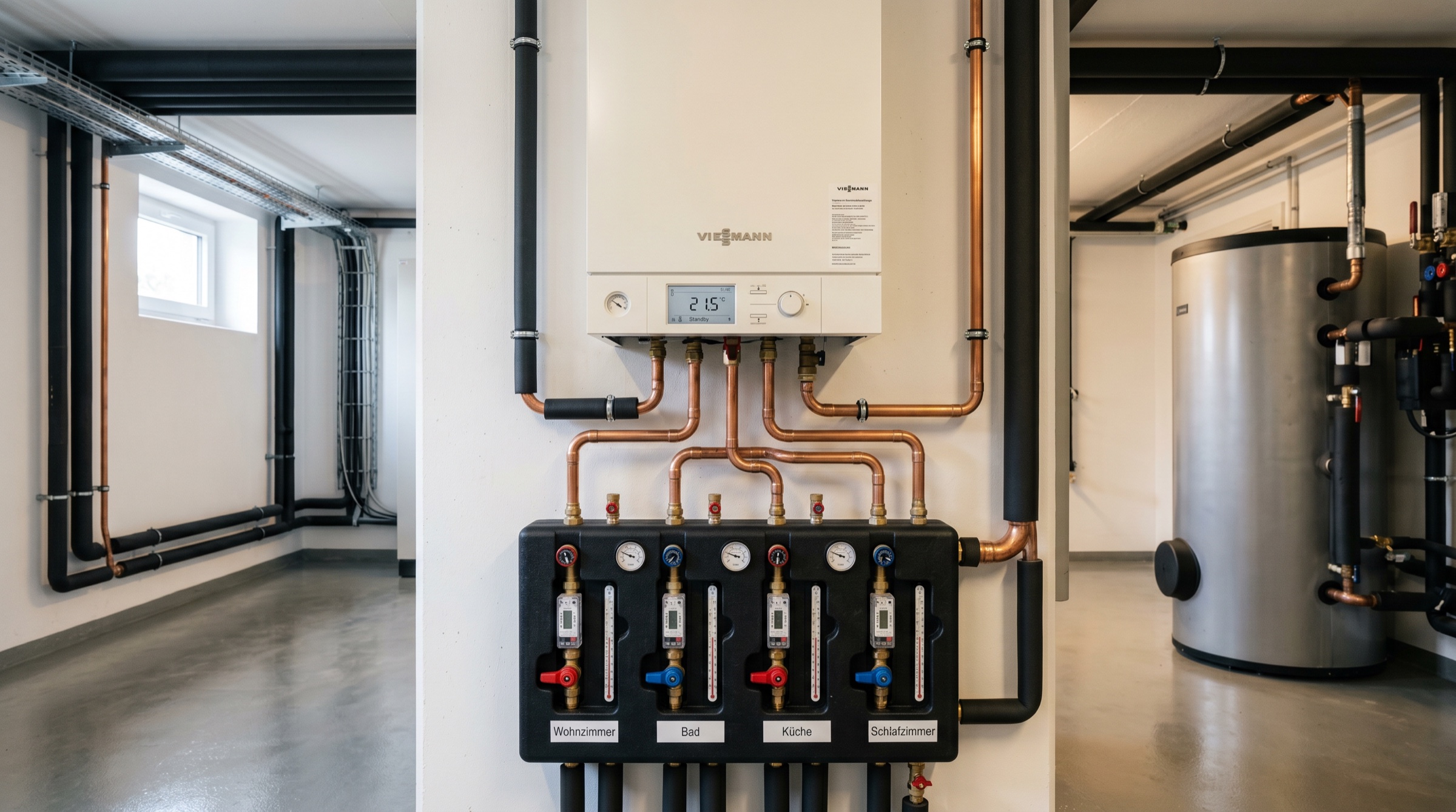Gas-Brennwert mit hydraulischem Abgleich